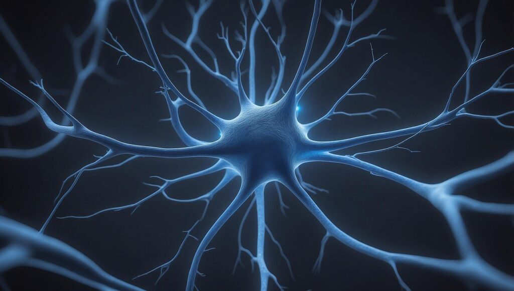 ai generated, neurons, brain cells, brain, brain structure, system, web, network, connection, interfaces, tissue, entanglement